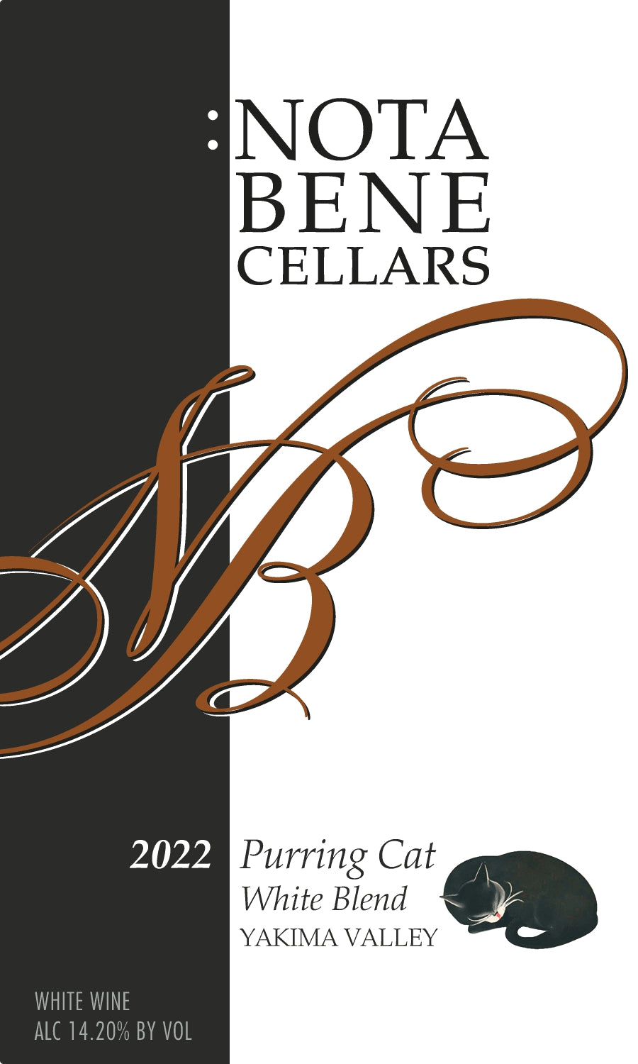 2022 :Nota Bene Purring Cat White Blend – Yakima Valley