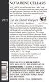 2013 Ciel Du Cheval Vineyard :  Red Mountain