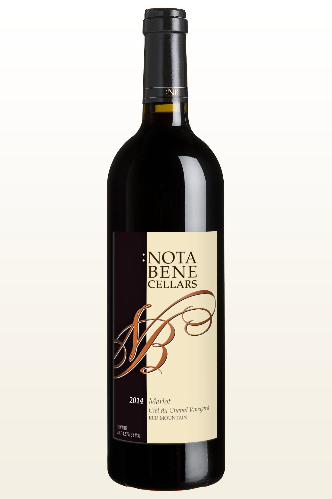 2014 Merlot – Ciel du Cheval Vineyard : Red Mountain