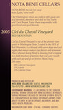 2005 Ciel du Cheval Vineyard : Red Mountain