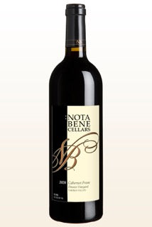 2020 :Nota Bene Cabernet Franc – Dineen Vineyard: Yakima Valley