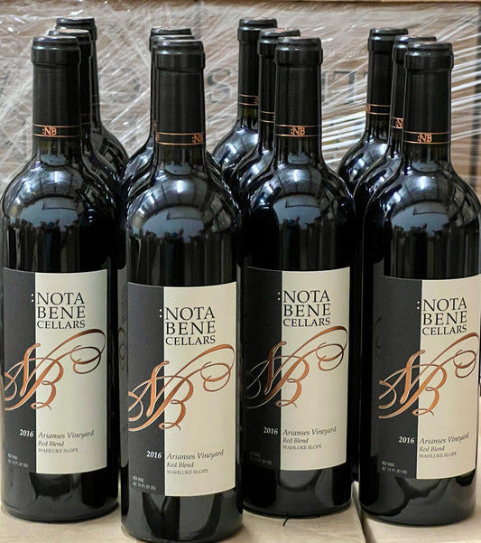 2016 :Nota Bene Arianses Vineyard - Red Blend - Special Case Offer (Non-member Pricing)