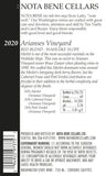 2020 :Nota Bene Arianses Vineyard Red Blend - Wahluke Slope