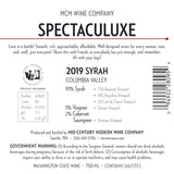 2019 MCM Wine Company Spectaculuxe Syrah - Columbia Valley