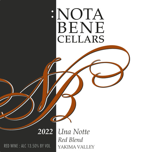 2022 :Nota Bene Una Notte - Yakima Valley
