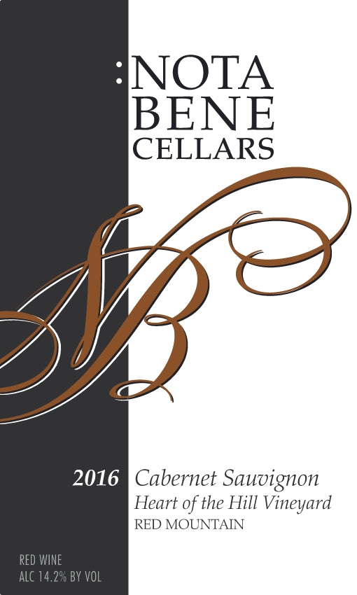 2016 Cabernet Sauvignon - Heart of the Hill Vineyard : Red Mountain