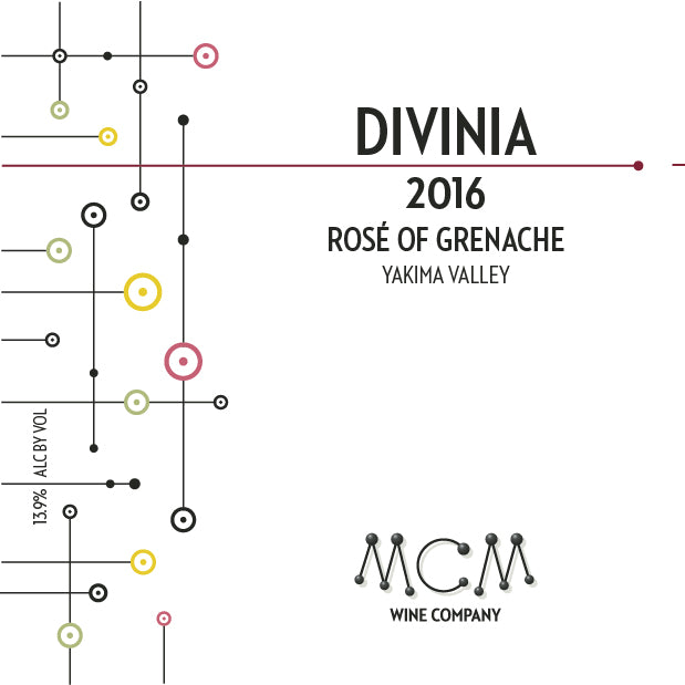 2016 MCM Wine Company Divinia Rosé – Yakima  Valley