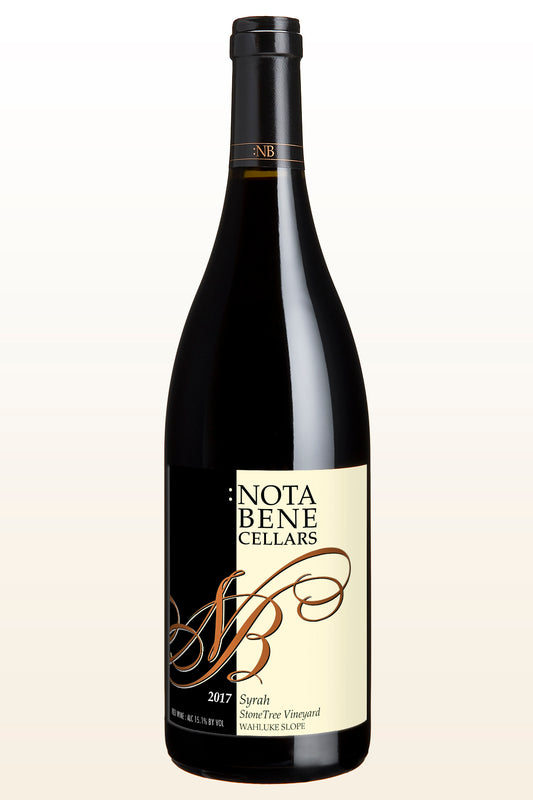 2017 :Nota Bene Syrah – StoneTree Vineyard : Wahluke Slope