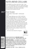 2017 :Nota Bene Petit Verdot - Stone Tree Vineyard : Wahluke Slope