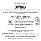 2016 MCM Wine Company Divinia Rosé – Yakima  Valley