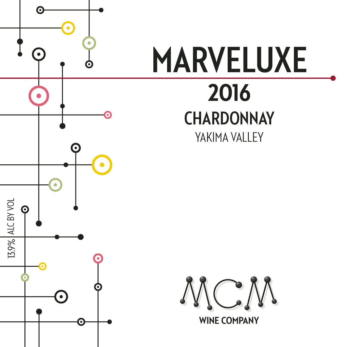 2016 MCM Wine Co. Marveluxe Chardonnay – Yakima Valley