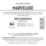 2016 MCM Wine Co. Marveluxe Chardonnay – Yakima Valley